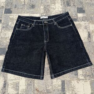 PAZZO Jeans  Premium Shorts Women's 33 Blue Denim High Rise *Read 32